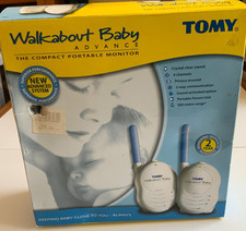 Tomy Baby Monitor Walkabout Advance Compact Portable 300m Range 2way in Exc Cond