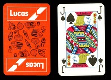 Playing card single card Lucas