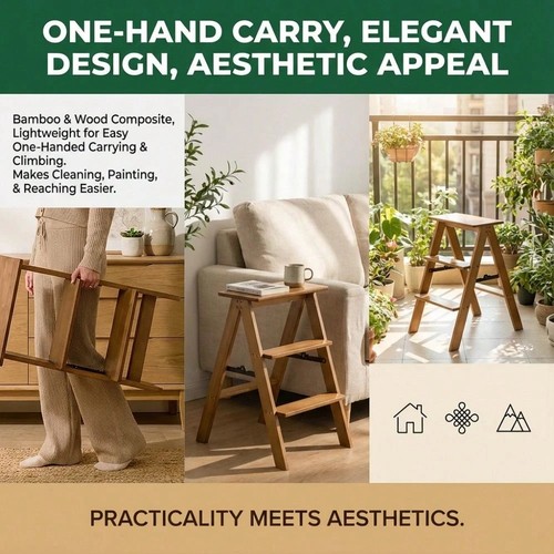 Tier natural bamboo folding - 3,
