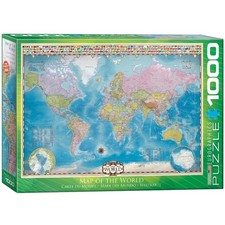 EG60000557 - Eurographics Puzzle 1000 Pc - Map of the World