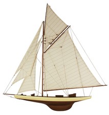 Semihull sailing yacht Model