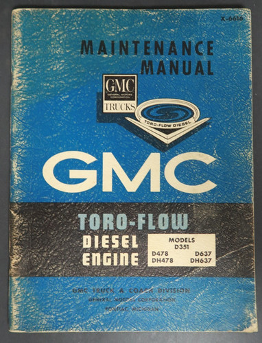 1965 maintenance manual gmc - maintenance,