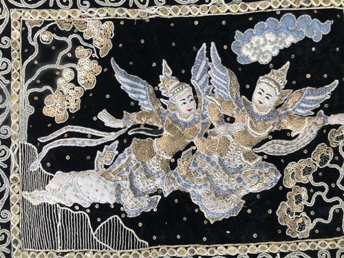 2x2 antique handmade indian - handmade,