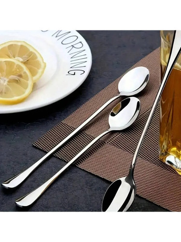 Long handle latte spoons - long,