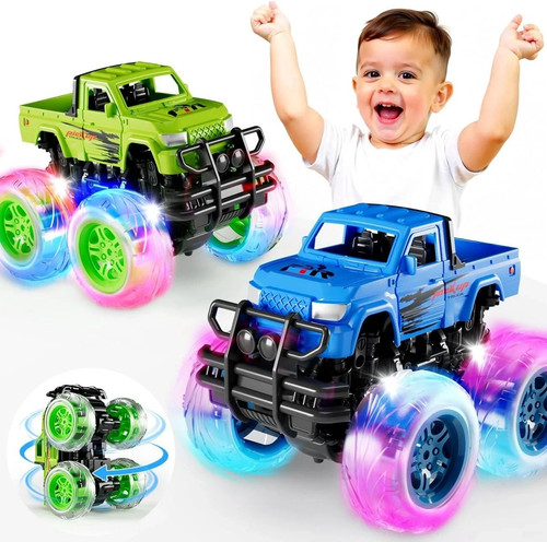 Pack monster truck light up - light,