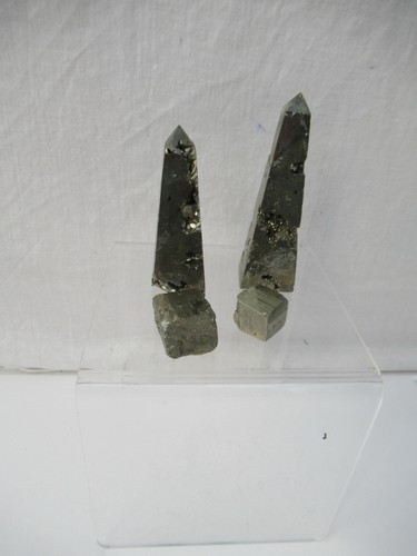 Iron pyrite crystal bundle - pyrite,