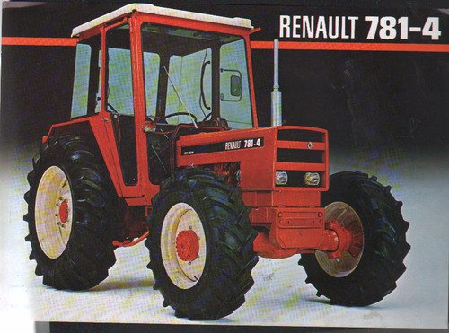 Renault 781 tractor - "781-4",