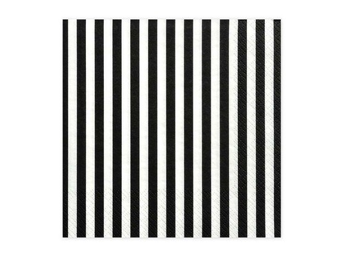 Black white stripe paper - &,