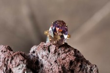 Anahi Ametrine 9k Gold Ring