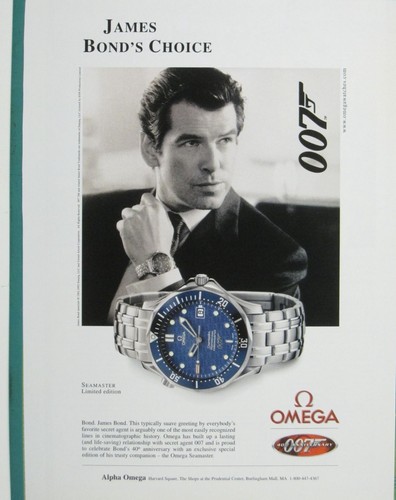 Print omega 007 seamaster - print,