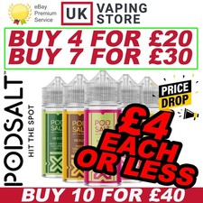 NEXUS 100ml Short fill E-Liquid By Pod Salt | 0mg Nicotine | Multibuy Offers UK