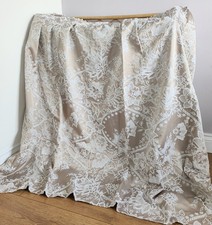 Dorma Luxury Jacquard  Warm Gold Satin Curtains 53" x 53"