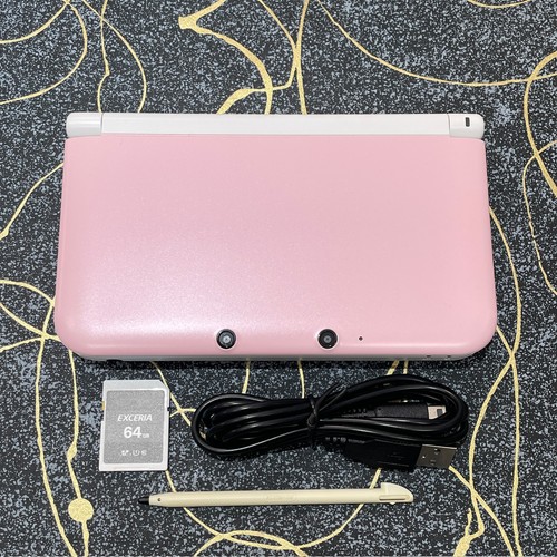 Nintendo 3ds pink white - nintendo,