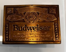 Vintage Budweiser Metal Belt