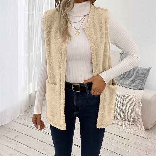 Winter ladies pocket gilet - ladies,
