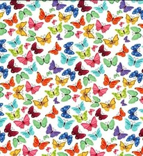 Multi coloured butterflies - multi,