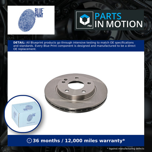 Brake discs pair vented - discs,