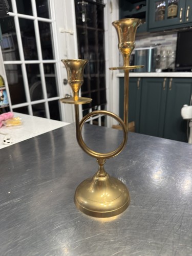 Vintage brass double - brass,