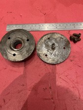 Lathe faceplate and screw chuck 1"x8tpi