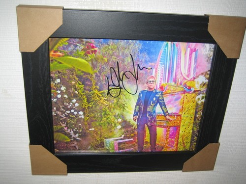 Elton john signed photo 8x10 - john,