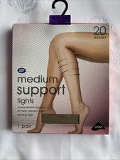 Boots Extra Large 20 Denier  Medium Support Mist Tights Boosts Circulation New