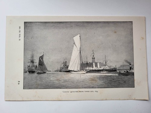 Antique print 1896 carina - print,