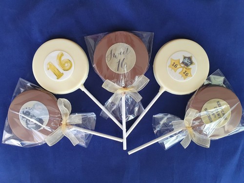 Belgian chocolate lollipops - belgian,