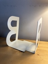 Ikea Billy Book end [White] Metal Letter B Bookends