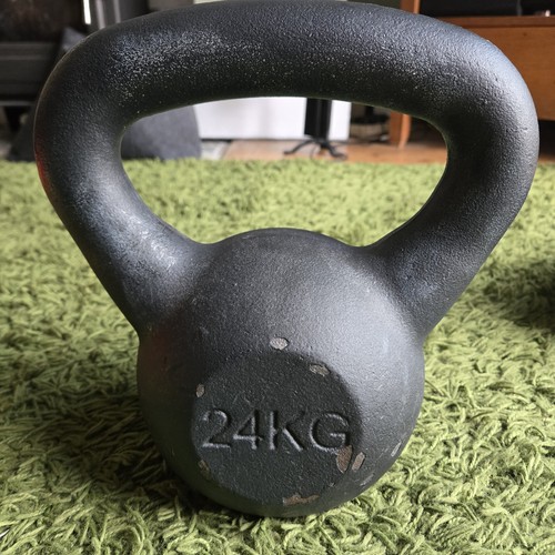 24kg cast iron kettlebell - cast,