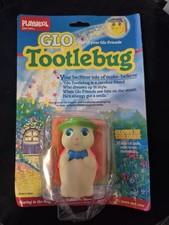 Vintage Glo Friends Playskool 1987  Carded Figure Tootlebug