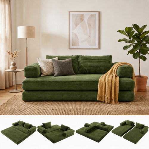 Seater folding sofa bed - sofa,