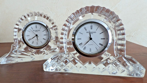 Waterford crystal small - , clock-