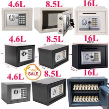 SECURE DIGITAL STEEL SAFE ELECTRONIC HIGH SECURITY HOME OFFICE MONEY SAFETY BOX