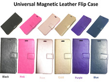 Leather Wallet Magnetic Flip