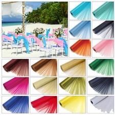 25MX29CM Organza Roll Fabric Wedding Chair Sash Bow Table Runner- Multicolour