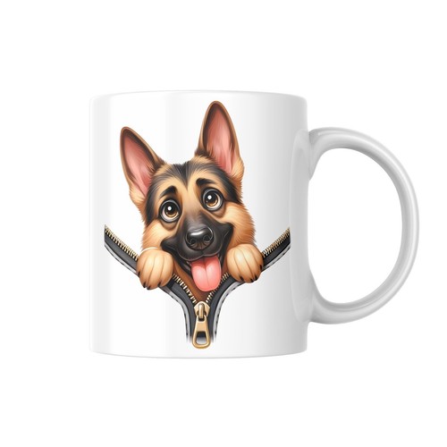 Zip alsatian puppy - -, 11oz