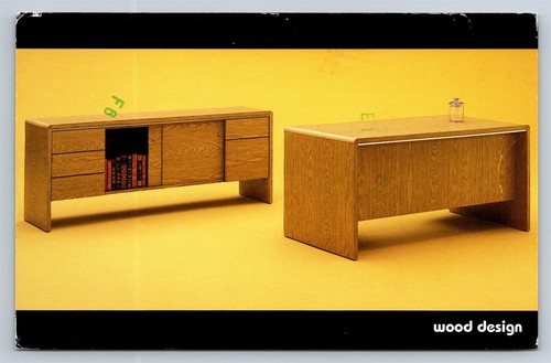 Advertising postcard wood - postcard,