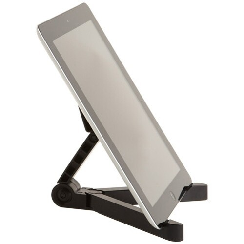 Black tablet stand desktop - black,
