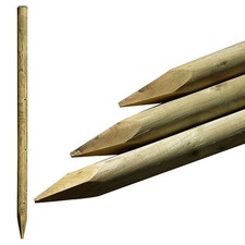 Round wooden fence posts - posts, 1.5m