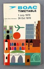 BOAC AIRLINE TIMETABLE JULY -