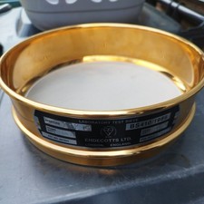Endecotts 8" (200mm) Laboratory Test Sieve Brass Body Stainless Mesh 425 Micron