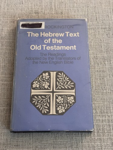 The hebrew text - hebrew, of