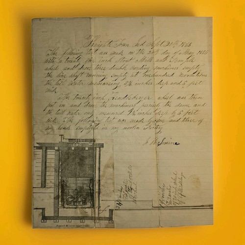 1866 woolen mill water - woolen,