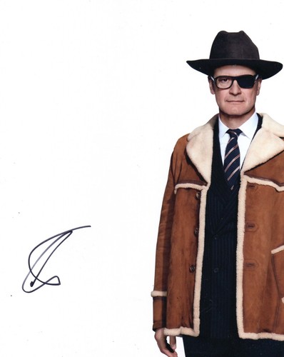Colin firth signed photo - colin,