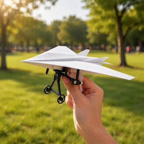 Diy paper airplane - rc,