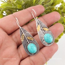 Oval Blue Turquoise Stone