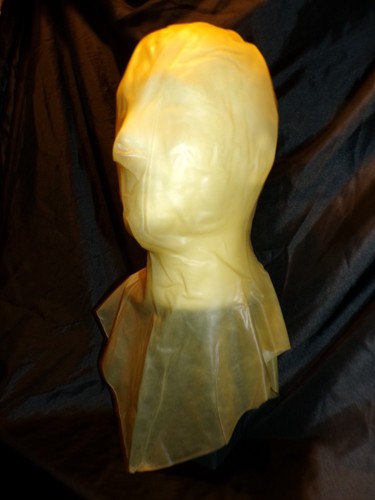 Fetish bondage mask - bondage, latex