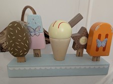 Wooden Ice Cream Shop Set Kids
