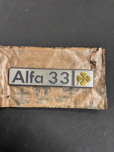 Alfa romeo quadrifoglio oro - alfa, 33