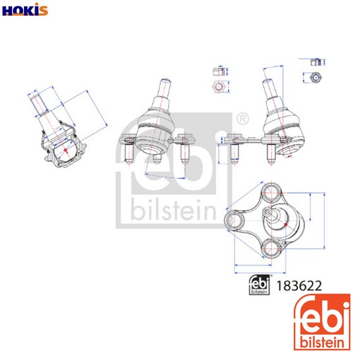 Ball joint 183622 for - joint,